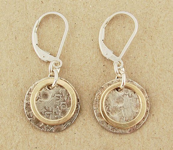 J&I Sterling Silver and Gold-fill Earrings